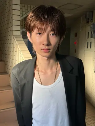 ショート カラー メンズ Sota_Nknue フィットするカットのヘアスタイル