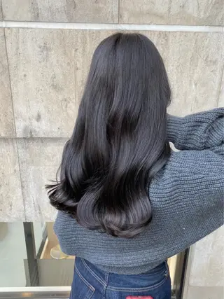 セミロング カラー 韓国系レイヤー特化 hiroのヘアスタイル