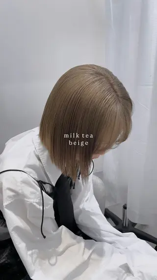 ショート カラー 垢抜け似合わせカラー /梅田 /ayanaのヘアスタイル