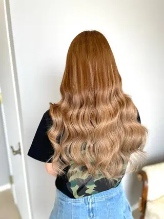 ロング シールエクステ KUMA🧸のヘアスタイル