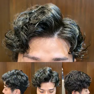 ショート パーマ メンズ 💈田上 立輝のヘアスタイル