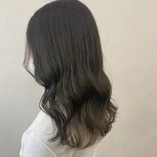 セミロング カラー 【Atem 大町店】 永森　優里花のヘアスタイル