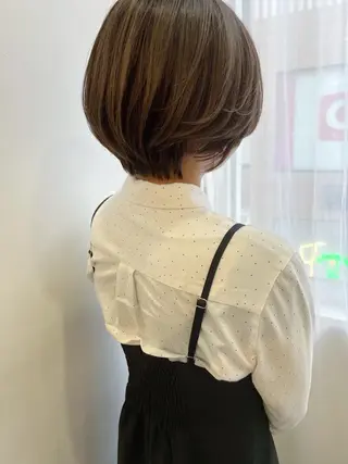 ショート カラー タカハシ ハヤトのヘアスタイル