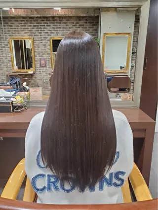 ロング カラー ハットリ 代表のヘアスタイル