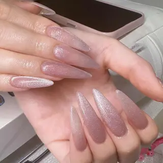 ネイル チップ長さ出し 専門店のネイルデザイン