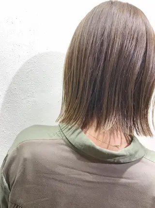 ミディアム カラー 坂本 裕介/パーマのヘアスタイル