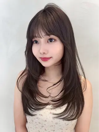 ロング 🩵レイヤー/ショー ト/🫧harukaのヘアスタイル