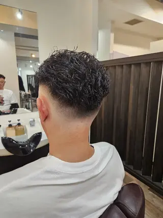 ショート パーマ HAIR Atelier Libre所属・大人モテ髪／🍃 ともき/八乙女のヘアスタイル