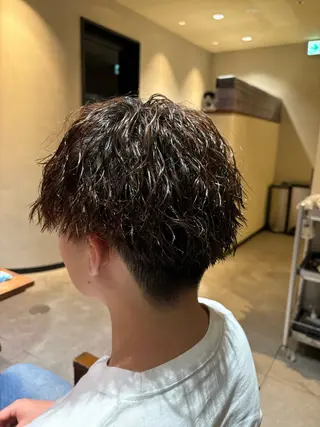 パーマ メンズ 【メンズ限定】原 唯登のヘアスタイル