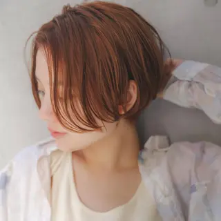 ショート カラー 岡安優太 顔まわり似合せが得意のヘアスタイル