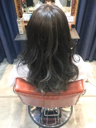 ロング カラー 縮毛矯正×髪質改善 店長　DAITOのヘアスタイル