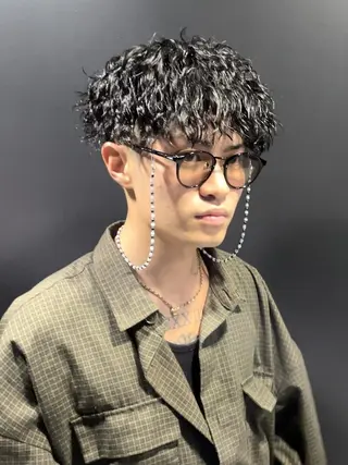 ショート メンズ メンズサロン【owl 心斎橋】難波/アメ村のヘアスタイル