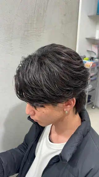 ショート パーマ メンズ 名古屋メンズパーマ /松井生のヘアスタイル