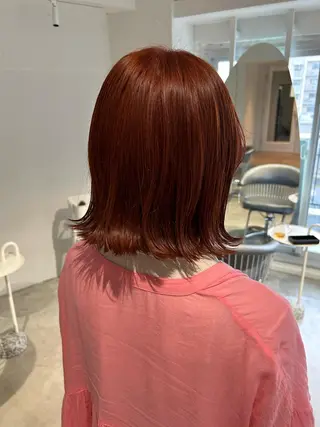 ミディアム カラー ＊UNU＊ RICOのヘアスタイル