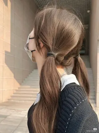 ロング カラー 表参道指名1位💖 カラーの達人💗のヘアスタイル