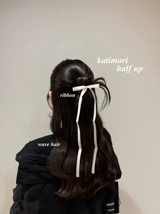 ロング ヘアアレンジ 中山 璃星のヘアスタイル