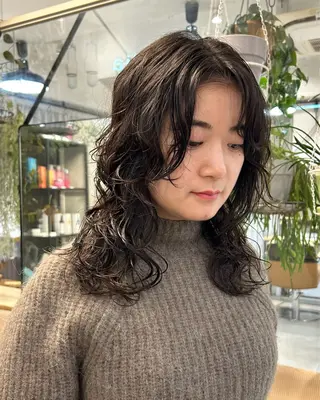 パーマ じゅわっと暖色カラー 🍊Moemiのヘアスタイル