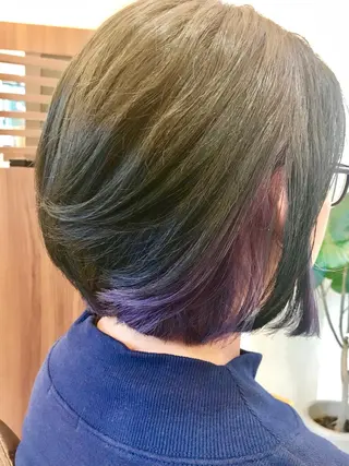 ショート カラー 柿沼  洸太のヘアスタイル