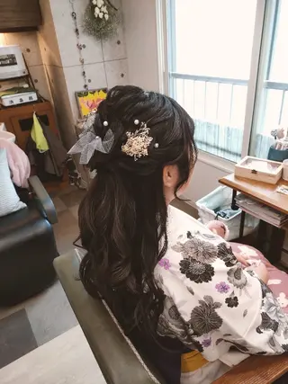ヘアアレンジ HempBeauty 浅野アサミのヘアスタイル