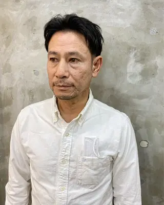 ショート メンズ 志賀 あずみのヘアスタイル