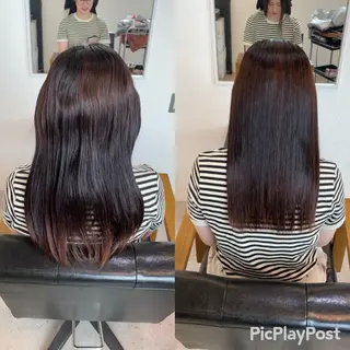 ロング Agu peachのヘアスタイル