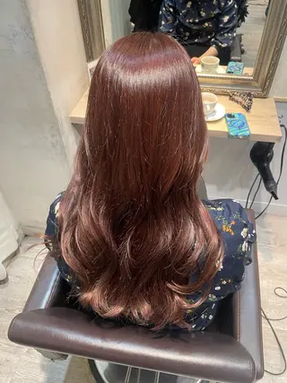 ロング カラー Lutia 新宿 髪質改善/アカリ🎀のヘアスタイル