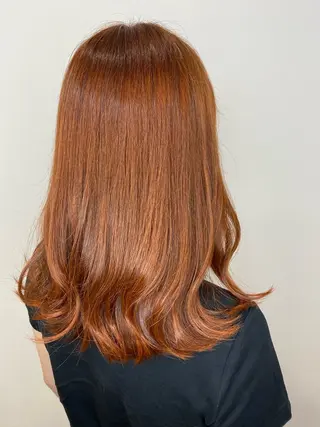 セミロング カラー APPEL hair /岡山のヘアスタイル