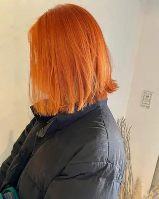 ミディアム カラー 似合わせカラーパーマ 🌿kitin米川のヘアスタイル