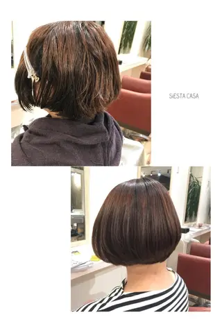 ショート ⚪︎ YUNAのヘアスタイル