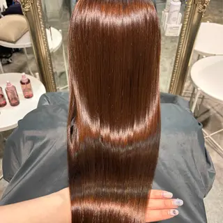 ロング パーマ 個性派✴︎ジャケ写 ネイル🦋mire-のネイルデザイン
