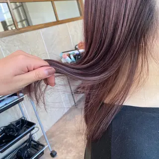 ミディアム 今井 悠菜のヘアスタイル