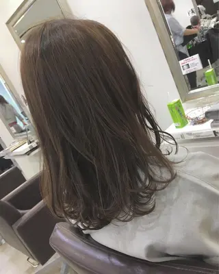 ミディアム はまべ です☆のヘアスタイル
