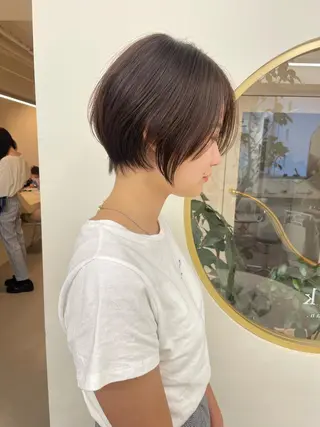 ショート 丹羽大喜 縮毛矯正/美髪矯正のヘアスタイル