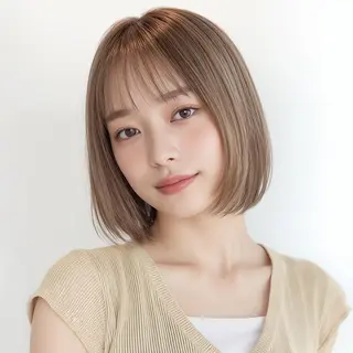ショート 透明感カラー✨ よしの じろうのヘアスタイル