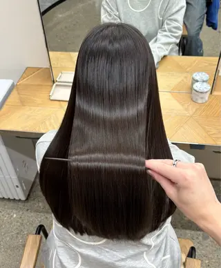 セミロング verite所属・🎀仙台/艶カラー /暖色/ありさ🎀のヘアスタイル