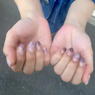 ミディアム カラー パーマ ヘアアレンジ メンズ キッズ ネイル マツエク・マツパ アイブロウ Salon Kのネイルデザイン