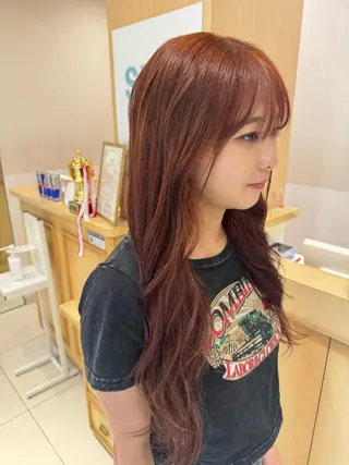 ロング カラー こばりん🌟/ボブ /イヤリングカラーのヘアスタイル