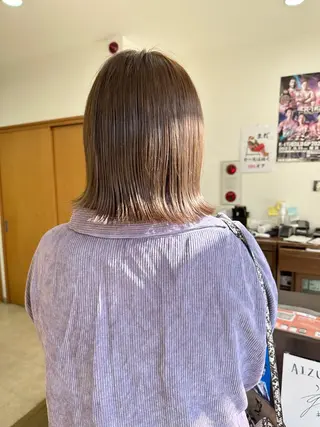 ショート カラー peg.hair所属・ブリーチカラー🫧 森　凪沙のヘアスタイル