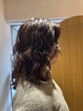 ミディアム 🧤ル ウ🧤のヘアスタイル