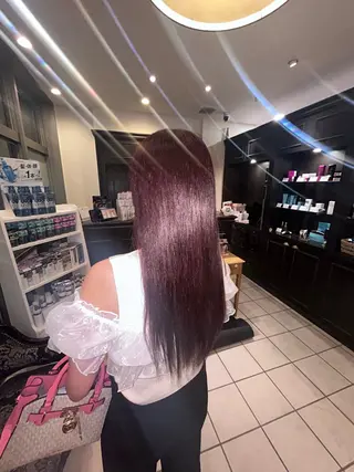 ロング カラー 若林 綾乃のヘアスタイル