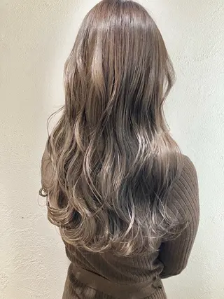 ロング カラー 髪質改善/艶カラー 縮毛矯正/みほのヘアスタイル