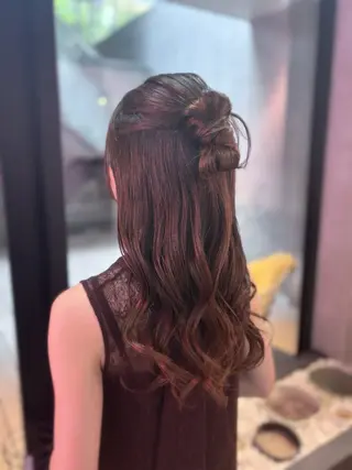 ロング ヘアアレンジ カット、縮毛矯正 モデル募集🎀あゆみのヘアスタイル