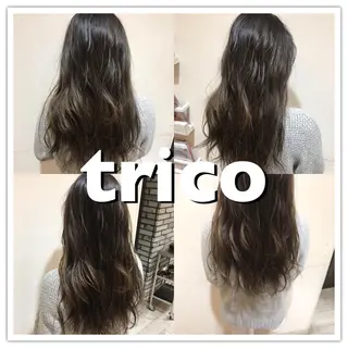 ロング カラー 似合わせ/ブリーチ カラー.岡田友仁のヘアスタイル