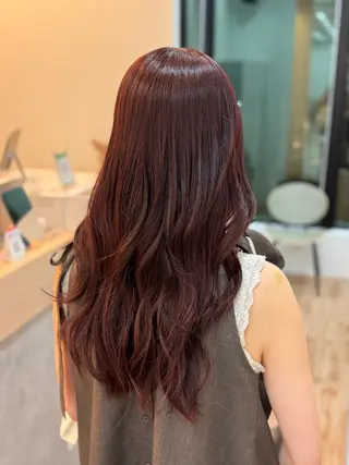ロング カラー 川中 琉以のヘアスタイル