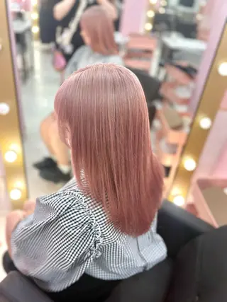 セミロング カラー 甘ふわgirly🎀 ハイトーン🤍Ramのヘアスタイル