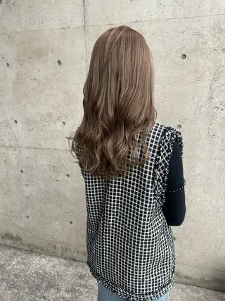 ロング カラー 日高 香織のヘアスタイル