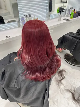カラー 🤍ブリーチなし ブラウンhimi🤍のヘアスタイル