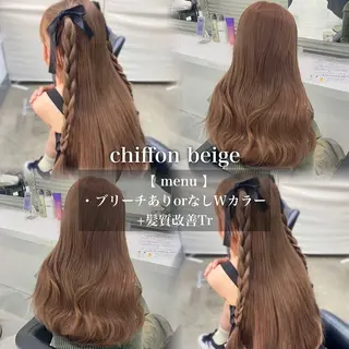 カラー 🩶透明感ブリーチ カラー🩶 maoのヘアスタイル