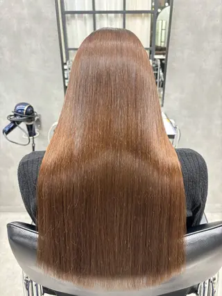 ロング カラー すぐ巻ける縮毛矯正 🍀勝倉　麗のヘアスタイル