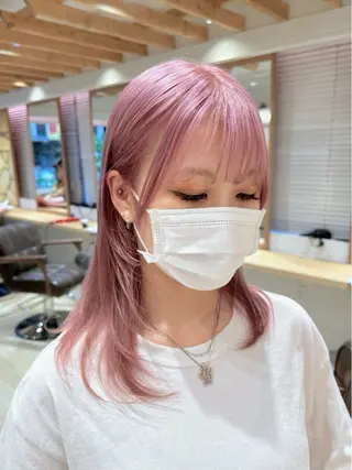 セミロング 新宿 木下拓哉のヘアスタイル